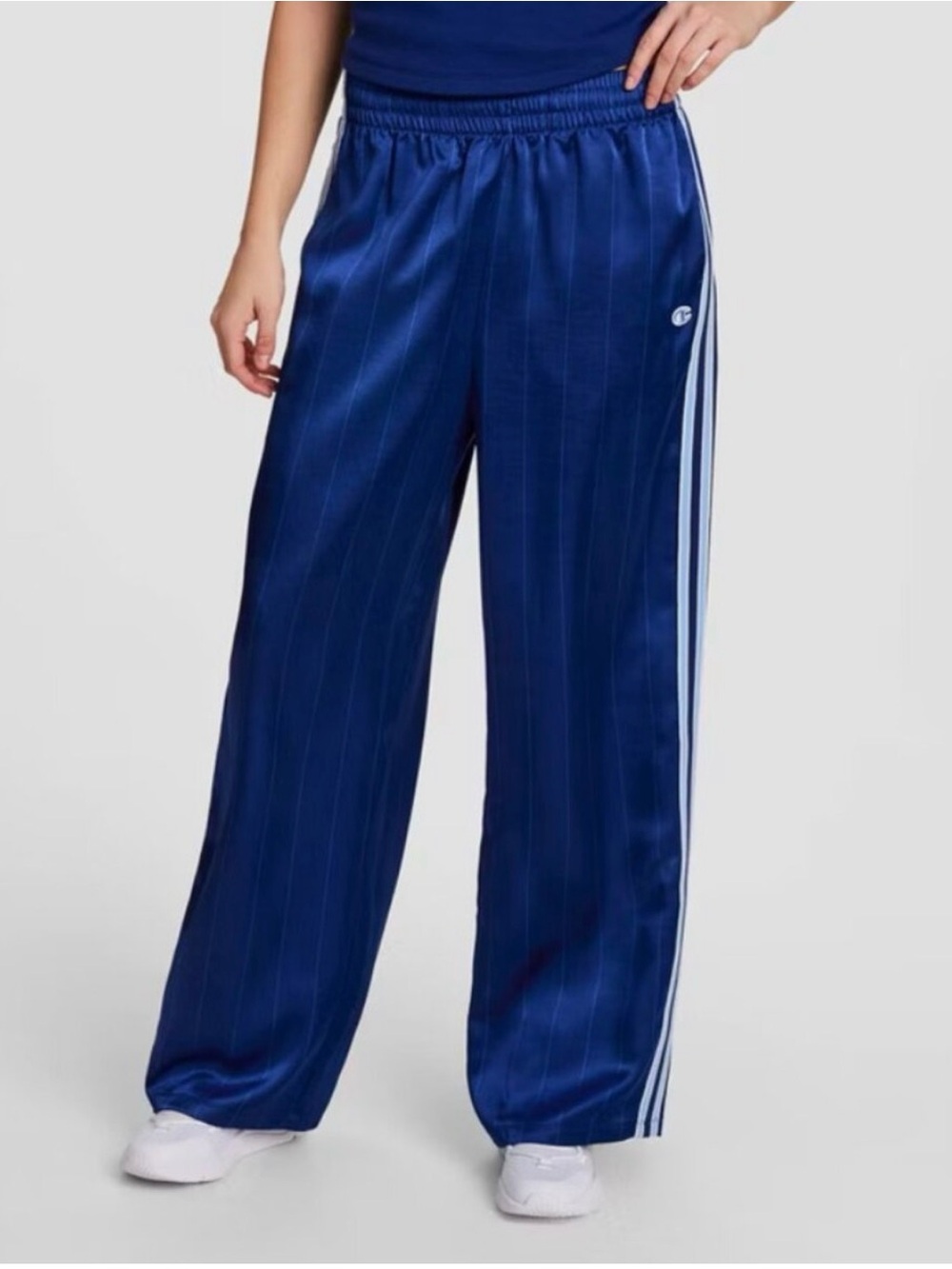 Champion Women's Game Match Pants - Blue Depths Pinstripe